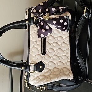 Betsey Johnson Black & White Bag